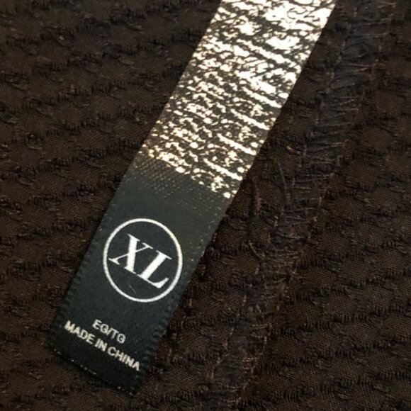 Kensie Black Lace Up Front Dress Sz.XL - Picture 14 of 14